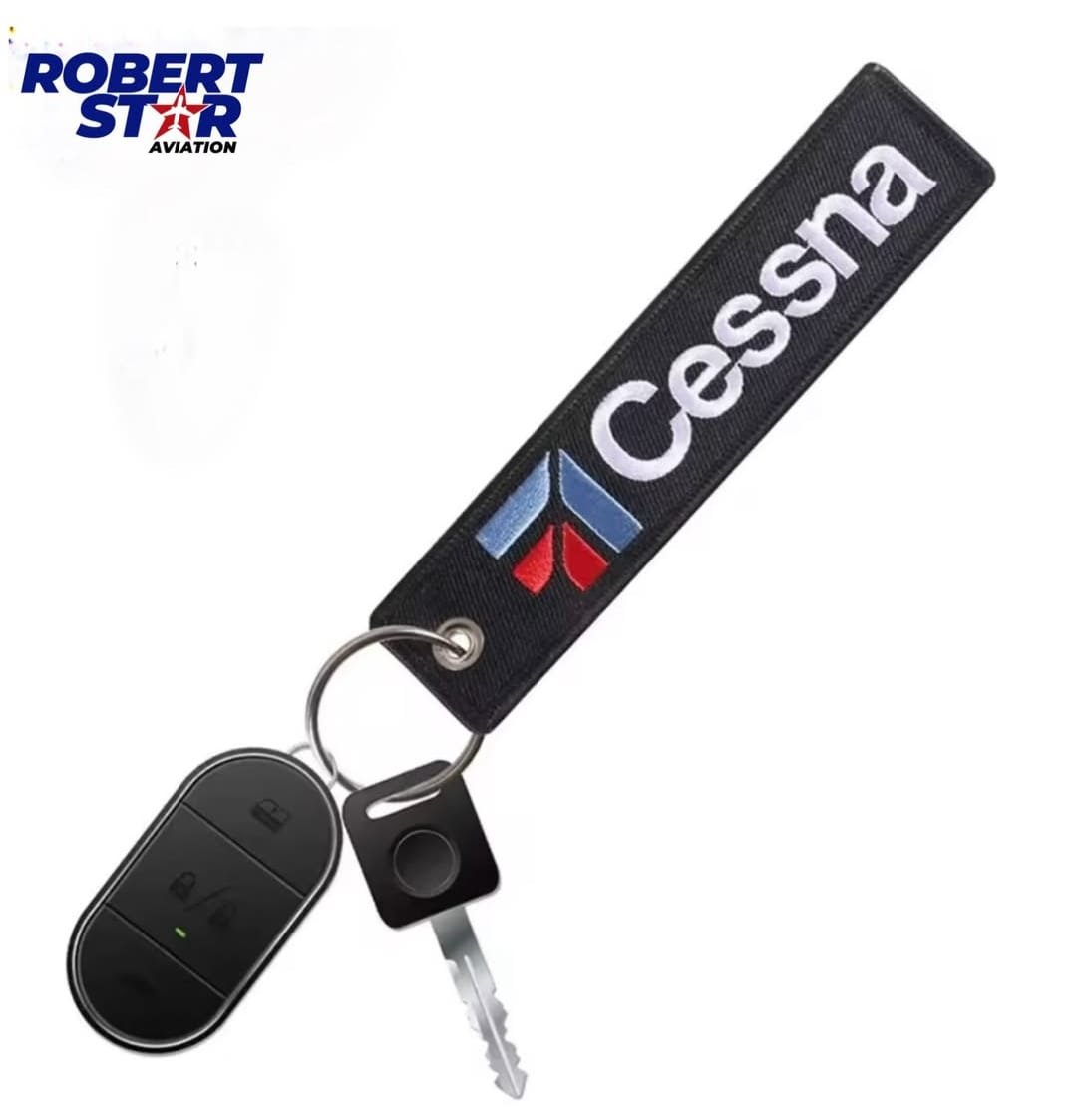 LLAVERO DE LONA BORDADO CESSNA